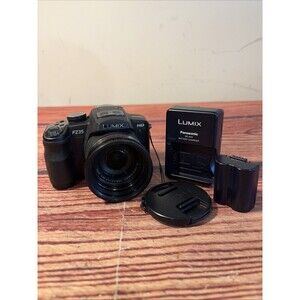 Panasonic Lumix DMC-FZ35 Digital Camera w/ Leica Lens, Battery & Charger